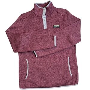 L.L Bean Fleece Pullover Sweatshirt Size Small